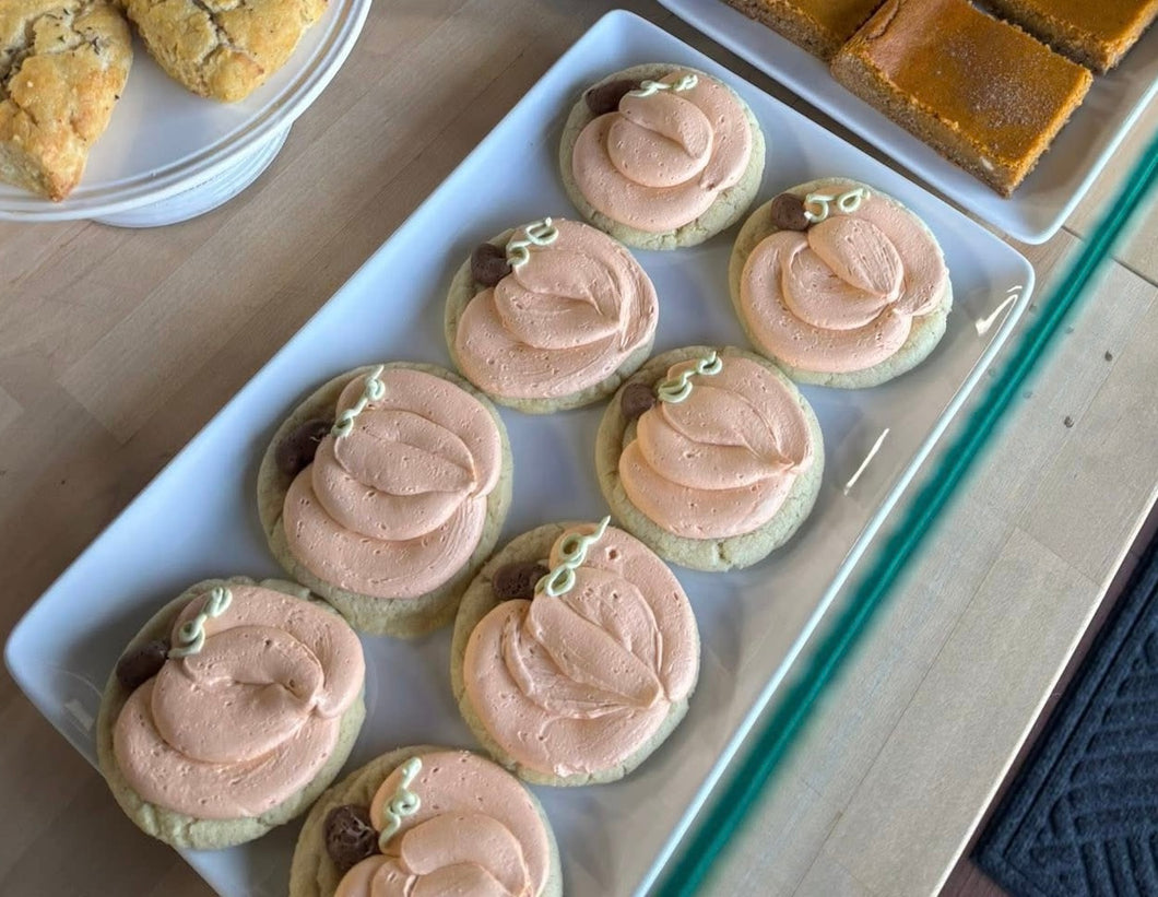 Personalized Pumpkin Cookie